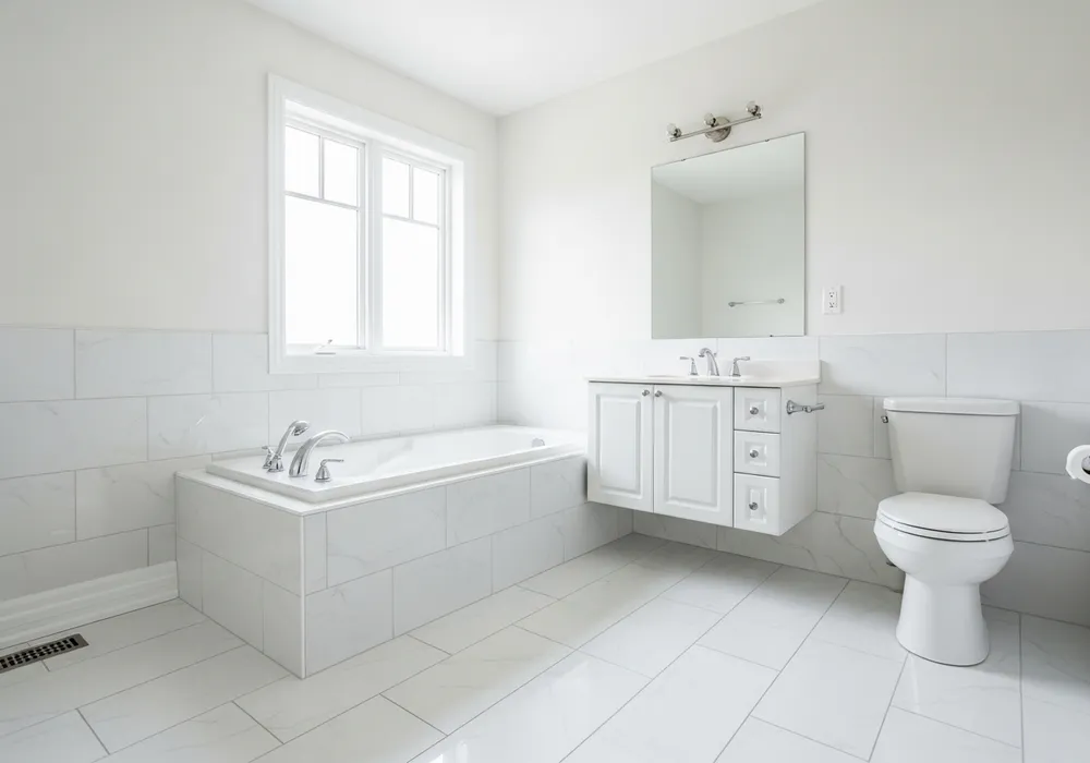 Sparkling clean bathroom after a professional deep clean in Columbus, OH